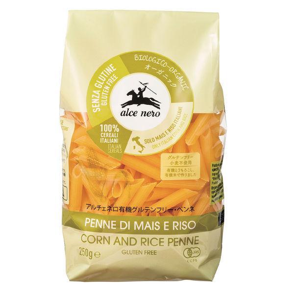 250g×1個 日仏貿易 イタリア産 アルチェネロ 有機グルテンフリー・ペンネ 0095
