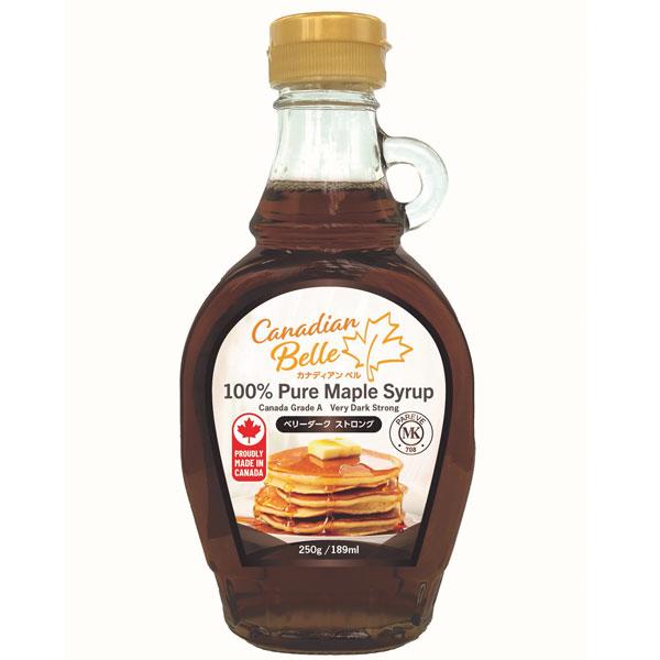 250g×1個 鈴商 カナディアンベル メープルシロップ グレードA ベリーダーク