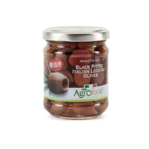 200g×1個 アグロフード レッチーノ ブラックオリーブ 種抜き 0029