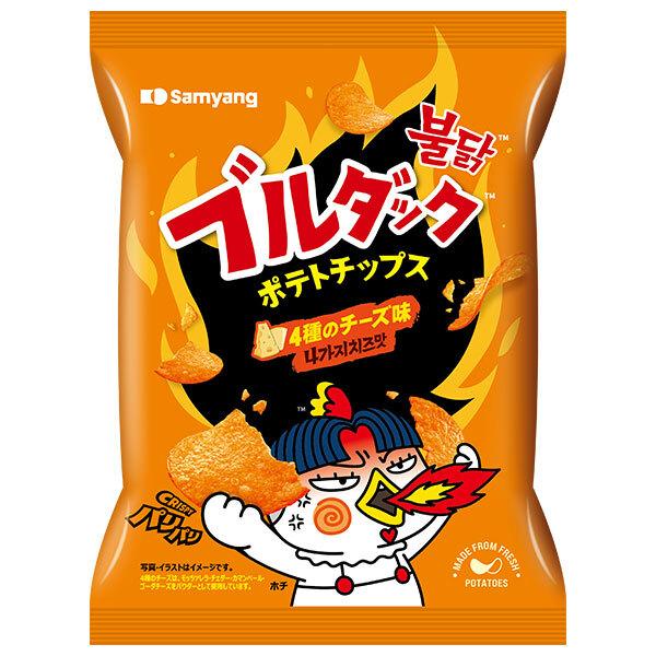 55g×1個 三養ジャパン ブルダック ポテトチップス 4種のチーズ味