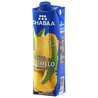 1L×1本 ハルナプロデュース CHABAA 100%ジュース ポメロ&グレープミックス 0089