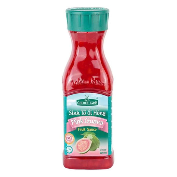 500ml×1個 フジフードサービス ゴールデンファーム フルーツソース ピンクグアバ
