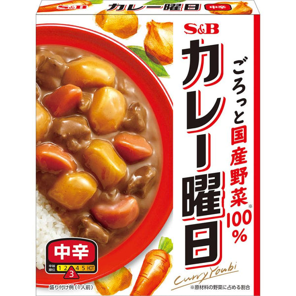 230g×1個 SB カレー曜日 中辛 2001