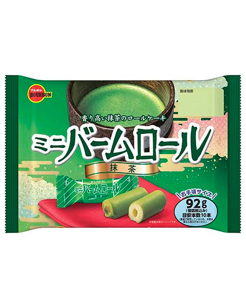92g×1個 ブルボン ミニバームロール抹茶 0038