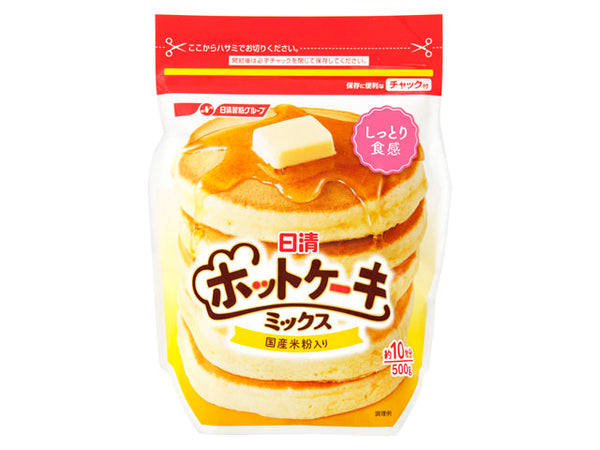 500g×1個 日清フーズ ホットケーキミックス チャック付 2001