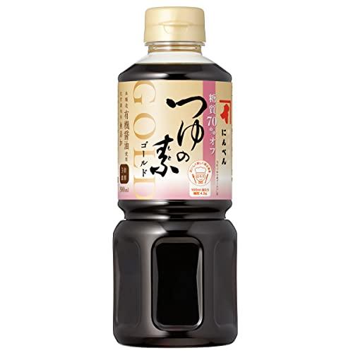 500ml×1個 にんべん 糖質70%オフ つゆの素ゴールド 2001