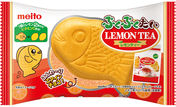 16.5g×1個 名糖 ぷくぷくたいレモンティー エアインチョコ 0038