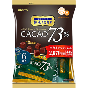 150g×1個 名糖 おいしくカカオ カカオ73 0038
