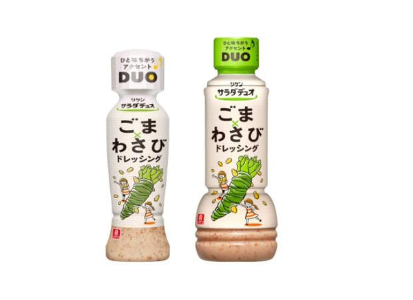 300ml×1個 リケン サラダデュオ® ごまわさびドレッシング 2001