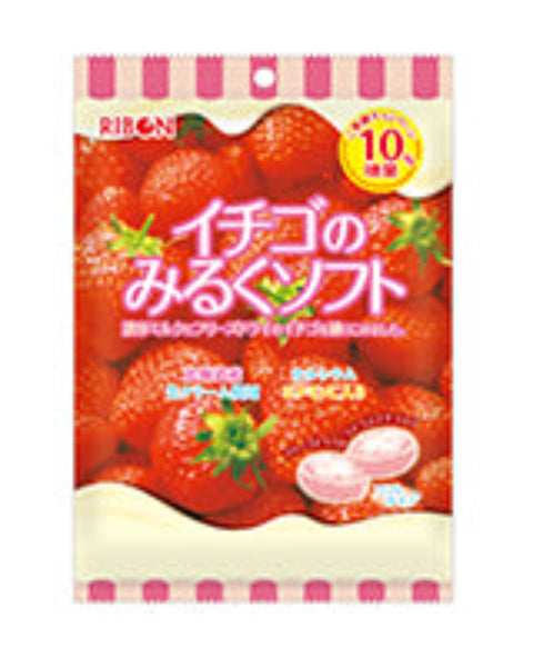 60g×1個 リボン イチゴのみるくソフト 0038
