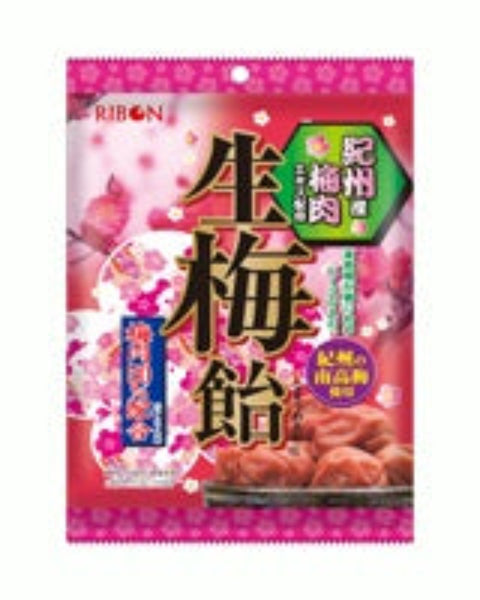 65g×1個 リボン 紀州梅肉生梅飴 0038