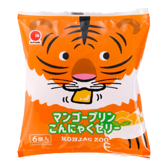 120g（20g×6個）×1個 IAフーズ こんにゃくゼリー マンゴープリン 0038