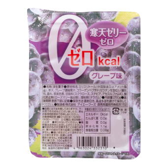 250g×1個 IAフーズ 寒天ゼリーゼロ グレープ 0038