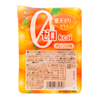 250g×1個 IAフーズ 寒天ゼリーゼロ オレンジ 0038