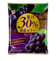 120g（20g×6個）×1個 エースベーカリー 果汁30%蒟蒻ゼリー グレープ 0038